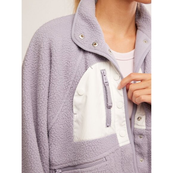 🆕 FP MOVEMENT Hit The Slopes Colorblock Fleece Jacket / Trailblazer Combo - Picture 5 of 6